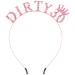 Atoden 30th Birthday Decorations for Her Pink Dirty 30 Birthday Headband Princess Tiara Queen Crown 30th Birthday Gifts for Her Party Happy Birthday Accessories for Women Girls Pink - Dirty 30