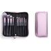 10-Piece Makeup Brush Set with Flash Handle & Purple Cosmetic Bag Perfect for Foundation Blush & Eyeshadow | International Shipping Available - Buy Online on GoSupps.com