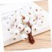 HOMSFOU 400pcs Xmas Berries Branches Red Berries Wreath Pick Christmas Holly Stem Faux Berry Ornament Fake Berries Berry Branches Diy Garland Accessories White Small Particles Material White Size 1 - Buy Online on GoSupps.com