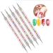 Obahdirry Nail Art Pen Pedicure Crystals Silicone Manicure Nail Point Drill Pen Drawing Polish Rhinestones Picker Pen - Buy Online on GoSupps.com