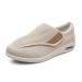 Yytcsjz Diabetic Shoes for Men Comfortable Orthopedic Wide Footwear Breathable Hospital Shoes Elder Wide Comfortable for Edema Arthritis Fasciitis Swollen (Color : Metercolor Foot Length : 12)