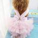 Shop Cute Tutu Dog Dress for Girls & Boys | Striped Bowknot Dress for Small Dogs & Cats - Pink M - Perfect for Pomeranians & Chihuahuas - Buy Online on GoSupps.com