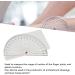 KAKAKE Fingers Goniometer Transparent Finger Joint Goniometer Clear Scale Accurate Measure Easy Observation for Architectural Drawings - Buy Online on GoSupps.com