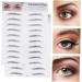 POPETPOP 4 Pcs 3d Eyebrow Stickers 4d Hair- Eyebrows Waterproof Stickers Imitation Eyebrow Water Proof Tool - Buy Online on GoSupps.com