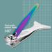 SUICRA Nail Clippers Fingernail Clipper Toenail Nail Clippers Gradient Mermaid Three-Dimensional Fish Scale Texture Handle Color Stainless Steel with File Nail Repair Tool - Buy Online on GoSupps.com
