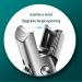 Nail Clippers with Catcher Wide Jaw Opening Anti Splash Nail Clippers Stainless Steel Nail Cutter with Sharp Curved Cutter and Storage Box for Men Women - Buy Online on GoSupps.com