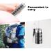 Aluminum Alloy Travel Medicine Organizer - Portable Waterproof Pill Box for Vitamins & Fish Oil | Large Capacity Weekly Organizer in Grey - Buy Online on GoSupps.com