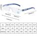 Kokobin Frameworkless Reading Glasses - Blue Light Filtering Visual Aid for Men & Women | +2.0 Diopters - Buy Online on GoSupps.com