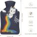 Rainbow Unicorn Cat Hot Water Bottle | Rubber Pain Relief & Foot Warmer - International Shipping Available - Buy Online on GoSupps.com