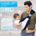 Vicloon Baby Sling Carrier for Newborns | Soft & Breathable 3D Mesh | Adjustable Buckles | Up to 20 kg | Blue Lattice Style - Buy Online on GoSupps.com