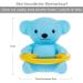 OFKPO Water Thermometer - Cute Blue Bear Baby Bath Thermometer & Floating Toy for Safe Baby Baths - Buy Online on GoSupps.com