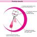 Stainless Steel Eyelash Curler with Built-in Comb Pain-Free All Eye Shapes 5 Silicone Pads (Pink) | Shop Now - Buy Online on GoSupps.com