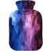 Shop 2L Blue & Purple Hot Water Bottle | Soft Plush Cover for Kids Men & Women | Ideal Winter Hand & Feet Warmer - Fast International Shipping - Buy Online on GoSupps.com