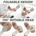 DOWMI Back Lotion Applicator - 3-in-1 Foldable Long Handle Tool with Body Brush Pad and Lotion Pad - White - Buy Online on GoSupps.com