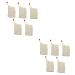 Healeved 10 Pcs Soap Bag Soap Saver Holder Exfoliating Soap Pouch Exfoliating Meshes Face Soap Sisal Beige