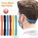 Yliquor 10PC Non-Slip Adjustable Face Cover Lanyard Handy&Convenient Safety Facial Covering Scarf Rest&Ear Holder Rope Silicone Mask Hanging Buckle Extension Strap (10 PC Multicolor-A) - Buy Online on GoSupps.com