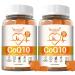 2 Packs 600MG CoQ10 Gummies - 3X Better Absorption Coenzyme Q10 (Ubiquinone) Gummies for Adults Co Q10 Supplement Plus Omega-3 Magnesium Vitamin B3 & Zinc Energy Brain& Heart Support 120 Counts 60 Count (Pack of 2)