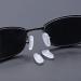 Comfortable 14mm Replacement Nose Pads for Glasses & Sunglasses - Soft Silicone Anti-Slip Screwable Clear - Buy Online on GoSupps.com
