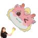 Dish Washing Sponge - Cartoon Dragon Cleaning Sponge Kitchen Scrubbers | Powerful Oil Removal Without Scratching Kitchen Cleaning Supplies for Everyday Jobs Ngumms Pink
