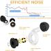 Premium Noise Cancelling Ear Plugs for Sleeping - Reusable Silicone with 3 Size Eartips & Portable Case (White - Buy Online on GoSupps.com