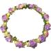 Bottone Led Light Up Flower Crown for Woman Wedding Party Handmade Thin Hair Hoop with Adjustable Ribbon Hair Accessories White warm white lig - Buy Online on GoSupps.com