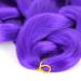 Premium 2m Mybraids 1-Colored Violet Braid Hair for Rasta Dreads Crochet Twists & Box Braids - Art Hair Extensions & Braiding Hairstyles - Buy Online on GoSupps.com