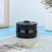 Vintage Rose Loose Powder Dispenser Box with Puff for Skin Care Makeup Storage (Black) - Buy Online on GoSupps.com