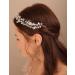 Deniferymakeup Silver Bridal Hair Vine Opal Hair Piece Crystal Rhinestone Wedding Hair Piece Pearl Blue Bridal Jewelry for Women and Girls - Buy Online on GoSupps.com