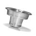 Adaptateur de dosettes de caf r utilisable en acier inoxydable pour dosettes de caf expresso Accessoires pour machine caf