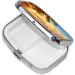 Sunset Hawaiian Palm Tree Compact Mini Pill Box | Travel-Friendly Lightweight Easy Open Design | Square-Shaped Full Frame Print - Buy Online on GoSupps.com