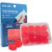 Soft Silicone Earplugs - 6 Pairs Reusable Waterproof Noise Cancelling Protection Ear Plugs for Sleeping Snoring Swimming Traveling Concerts Airplanes and Studying SNR 28dB