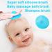 Baby Hair Brush Set with Wooden Handle & Silicone Cradle Cap Brush - Soft Goat Bristles for Newborns & Toddlers - Ideal for Cradle Cap - Perfect Baby Registry Gift - Buy Online on GoSupps.com