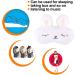 ULIFEMALL Cute Rabbit Sleeping Mask - Soft Plush Bunny Blindfold for Kids and Adults - Buy Online on GoSupps.com