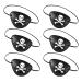 Prasacco 6 Pieces 3D Pirate Eye Patch