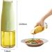 TYPZSS 17oz Auto Flip Kitchen Oil Bottles For Olive Oil And Vinegar By Glass And Silicone High Appearance Level Single-Handed Grab Oil Bottle Gift (White) - Buy Online on GoSupps.com