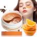 LANBENA Vitamin C Under Eye Patches-60 Pcs-Cooling Eye Masks for Dark Circles with Caffeine Niacinamide Hydra-Gel Collagen Puffy Eyes & Eye Bags Treatment Fine Lines & Wrinkles Reduce Anti-Aging
