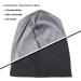 Adjustable Dark Gray Satin-Lined Sleep Cap Hair Bonnet for Night Sleeping - Buy Online on GoSupps.com