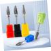 HAPINARY Nail Polisher Nail Bit Professional Drill Bits Cuticle Nail Drill Bit Safety Bits for Nail Drill Nail Tools Drill Bits for Nails Multipurpose Substitute Tungsten Steel Alloy 7x1.3cm As Shown 4 - Buy Online on GoSupps.com