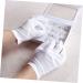 GLEAVI Hair Dye Gloves 24 Pairs Dry Hands Gloves Hand Moisturizer Gloves Dustproof Gloves Warm Gloves Cosmetic Moisturizing Gloves Work Jersey White Labor Protection Cotton - Buy Online on GoSupps.com