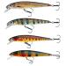 ELBFANG Zander Pike Wobbler Set | 4 pieces | shallow running | natural colors | predatory fish artificial bait fishing