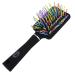Detangling Hairbrush Premium Detangler Brush Removes Knots and Tangles - All Hair Types Including Hair Extensions - Best Brush/Comb for Women Girls Men & Boys - Use in Wet and Dry Hair Mini Rainbow