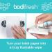 Bodifresh Toilet Paper Foam with Aloe Vera & Vitamin E - Lavender Scented Flushable Wipes - 1 Pack - Buy Online on GoSupps.com