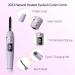 EYECURL Heated Eyelash Curlers USB Rechargeable Electric Eyelash Curler Heated with Silicone pad Safe lash Curling Tool for Natural Long-Lasting Eyelashes (Purple X8-132MM) Purple X8-132MM - Buy Online on GoSupps.com