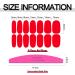 SILPECWEE 20 Red Glitter Solid Nail Wraps for Women - Self Adhesive Nail Polish Stickers with Nail File - Nail Art Decals for Fingernails - Buy Online on GoSupps.com