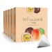 720 DGree "infuuzed" taste peach maracuja - 100 bags at least 50 liters - without sugar additive no calories - of course delicious for your drinking bottle: the drinks alternative to iced tea lemonade peach -maracuja 60 g (5 pack)