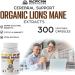 Pacific Rim Mushrooms Lion s Mane Capsules- Organic Lions Mane Mushroom 10:1 Extract With Immunomodulating Properties - Vegan Mushroom Supplement 300 Capsules 300 count (Pack of 1) - Buy Online on GoSupps.com