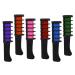 6pcs Colorful Hair Chalk Combs Temporary Instant Washable Coloring Rainbow Pastel Chalks