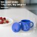 Baybee Silicone Sippy Cup | Toddler Training & Transition Cup | No Spill Leak Proof | Kids Feeding Straw Cup | 5 oz, Blue - Buy Online on GoSupps.com
