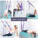 Leg Stretcher Strap with Door Anchor - Purple | Flexibility Trainer for Gymnastics, Dance & Yoga - Buy Online on GoSupps.com