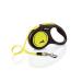 Flexi New Neon Tape Yellow Small 5m Retractable Dog Leash/Lead for dogs up to 15kgs/33lbs Small (5m)